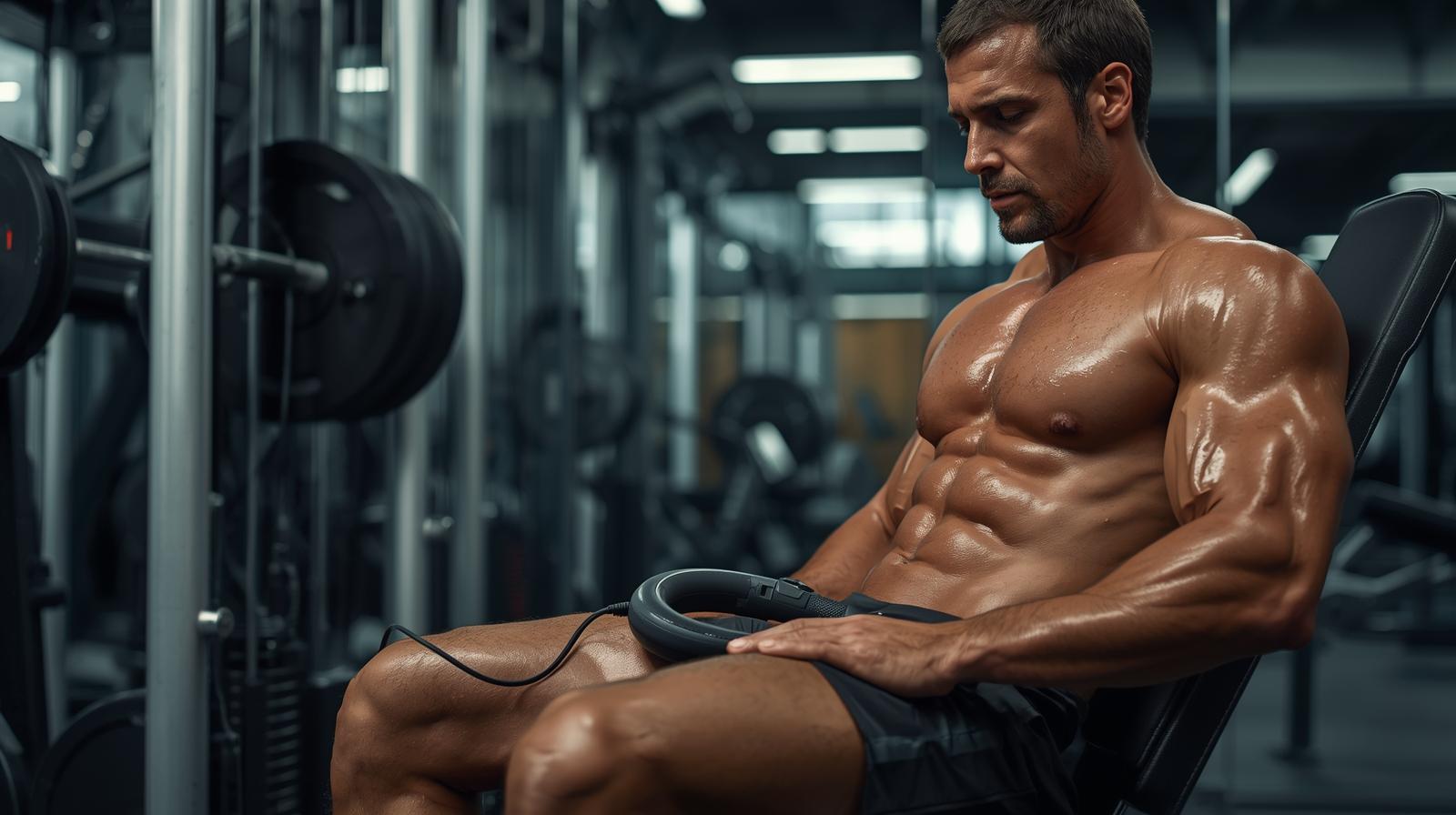 Relaxing after sport